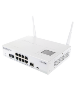 CRS109-8G-1S-2HND-IN-MIKROTIK-Switch Inalámbrico 2.4GHZ 802.11B/G/N, 8 Puertos 10/100/1000Mbps, 1 puerto 1000BASE-X SFP