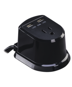 CSP105U-CYBERPOWER-Estación de Carga, Con Voltaje de Entrada 125 Vca NEMA 5-15P, Una Salida NEMA 5-15R y 2 Puertos USB (2.1 Amp compartidos)