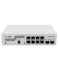 CSS610-8G-2SPLUSIN-MIKROTIK-(CSS610-8G-2S+IN) Switch Smart con SwitchOS, 8 puertos Gigabit, 2 puertos SFP+ 10G, Desktop/Rack