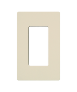 CW1-LA-LUTRON ELECTRONICS-Tapa Color Light Almond para interruptor o dimmer Lutron, 1 gang, limpio y moderno
