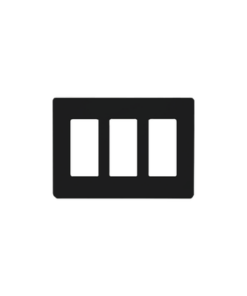 CW-3-BL - CW3BL-LUTRON ELECTRONICS-Placa de pared 3 espacio, para atenuador (dimmer), switch ó control remoto PICO inalámbrico. - Relematic.mx - CW3BL-p