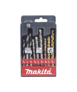 D-16-449-MAKITA-Juego de 9 Brocas con Estuche (3 para metal, 3 para madera y 3 para concreto).