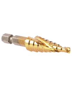 D-40179-MAKITA-Broca escalonada espiral de hss-ti 4-12 mm zanco de 1/4" hexagonal.