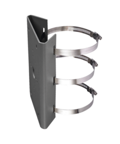 DS-1275ZJ-BJH/600MM-HIKVISION-Montaje para Poste Vertical / Diametro de 400 a 600 mm / Acero Galvanizado (SUS304) / Color Plateado