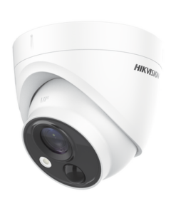 DS-2CE71D0T-PIRLO-HIKVISION-Turret FLASH TURBOHD (LED Blancos Intermitentes) / PIR (EVITA Falsas Alarmas) / 2 Megapixel (1080p) / 20 mts IR EXIR / Lente 2.8 mm / IP67 / Salida de Alarma