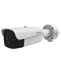 DS-2TD2637-15/P-HIKVISION-Bala IP Dual / Térmica 15 mm (384 X 288 ) / Óptico 6 mm (4 Megapixel) / 50 mts IR / IP66 / PoE / Termométrica / Detección de Temperatura