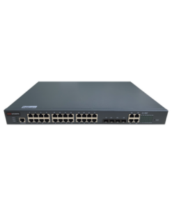 DS-3D2228P-HIKVISION-Switch Administrable de 24 Puertos PoE+ con 4 Puertos Gigabit y 4 Puertos SFP para Fibra Óptica 