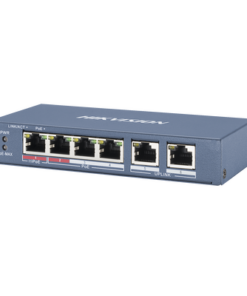 DS-3E0106HP-E - DS-3E0106HP-E-HIKVISION-Switch PoE+ / No Administrable / 3 Puertos 10/100 Mbps 802.3 af/at (30 W) + 1 Puerto 100 Mbps Hi-PoE (60 W) / 2 Puertos 10/100 Mbps Uplink / 250 Metros PoE Larga Distancia / 60 W - Relematic.mx - DS3E0106HPE-p