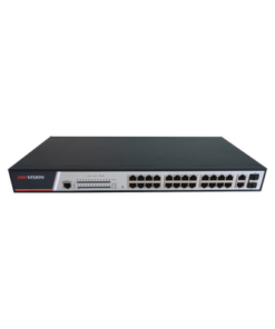 DS-3E2326P - DS-3E2326P-HIKVISION-Switch PoE+ / Administrable / 24 Puertos 10/100 Mbps PoE+ / 2 Puertos 10/100/1000 Mbps Uplink + 2 Puertos SFP de Uplink / 380 W - Relematic.mx - DS3E2326P-p