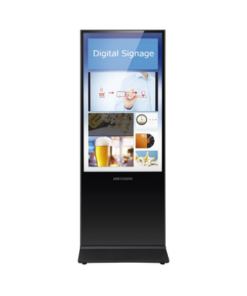 DS-D6055FL-B/S-HIKVISION-Pantalla de 55" 1080p para Publicidad Digital / Base para Piso (Totem) / Puertos USB / WiFi / Altavoz Integrada