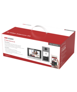 DS-KIS604-P(B) - DS-KIS604-P(B)-HIKVISION-Kit de Videoportero IP (Frente de Calle + Monitor + Memoria MicroSD) / Llamada y Apertura Remota desde App Hik-Connect / Soporta 2 Puertas / Apertura con Tarjeta MIFARE - Relematic.mx - DSKIS604P(B)-p