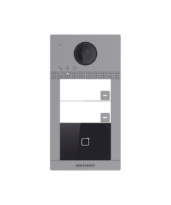 DS-KV8213-WME1-HIKVISION-Videoportero IP 2 Megapixel / Llamada y Apertura Remota desde App Hik-Connect / PoE / Exterior IP65 + Antivandalico IK08 / 2 Departamentos / Apertura con Tarjeta / Soporta 2 Puertas y hasta 6 Monitores