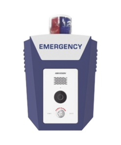 DS-PEA2-21-HIKVISION- Estación de Alarma de Panico de Emergencia / Cámara 2 Megapixel / Video y Audio / Sirena y Estrobo (Azul y Rojo) / 10 Mts de IR / ISUP