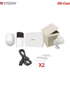 DS-PHA64/H8L-HIKVISION-KIT Panel de Alarma / 1 Panel Híbrido / 1 Teclado 8 zonas / 1 PIR / 2 Contactos Magnéticos / 1 Cable de alimentación / 1 Sirena