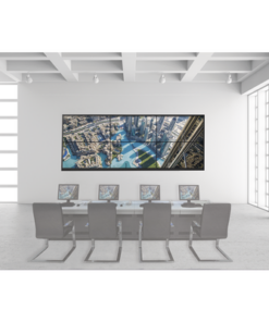 DS-VW3X2LUY55/WM-HIKVISION-Kit Videowall 3X2 / Incluye 6 Pantallas de 55" / Decoder / Bases de Pared / Accesorios de Instalación