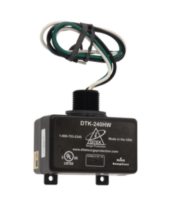 DTK-240HW-DITEK-Dispositivo de Protección Contra Sobretensiones de 240 VCA, Para Paneles de Alarma de Incendio, Páneles Eléctricos residenciales, Motores, Sistemas de Bombeo