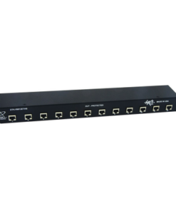 DTK-RM12ETHS-DITEK-Protector de puertos IP de 12 Canales para uso en CAT5e, CAT6 y CAT6A.