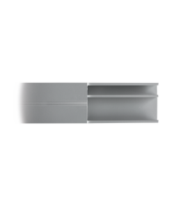 DX-100-4000-THORSMAN-Canaleta de aluminio línea X color blanco, 53 x 14,66 mm, tramo de 2 metros