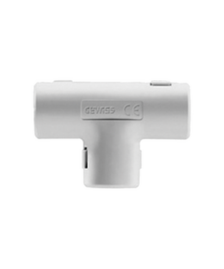 DX-40-220-GEWISS-Unión en "T" para tubería rígida, recomendado para cable eléctrico, PVC Auto-extinguible, de 20 mm