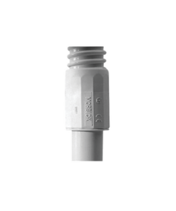 DX-43-420-GEWISS-Conector (Racor) de tubería rígida a tubería flexible (Diflex), PVC Auto-Extinguible, 20 mm, IP65