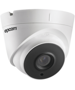 E50-TURBO-W-EPCOM-Turret TURBOHD 5 Megapixel / Gran Angular / Lente 2.8 mm / 40 mts Smart IR / IP67 / Tecnología 4 en 1