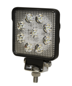 E92006-ECCO-Luz de Trabajo Cuadrada Ultra Brillante, 9 led,1450 lumenes, 12-24 Vcc