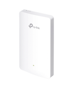 EAP225-WALL-TP-LINK-Punto de acceso Omada doble banda 802.11ac, PoE 802.3af/at, MU-MIMO, MIMO 2x2 diseño placa de pared con tres puertos adicionales, soporta hasta 100 clientes.