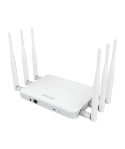 ECB1750 - ECB1750-ENGENIUS-Punto de Acceso y Repetidor para Interior ac (3x3) de Largo alcance, 800mW de potencia, Doble Banda Simultanea 1300 Mbps en 5 GHz y 450 Mbps en 2.4 GHz, 6 Antenas desmontables de 5 dBi, Soporta PoE 802.3at - Relematic.mx - ECB1750-p