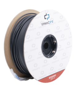 EF-200-SC-LINKEDPRO BY EPCOM-Carrete de Fibra Óptica Monomodo con Conectores SC-SC Duplex, Reforzada con Kevlar, de 200 Metros (656.17 Pies), Para Instalaciones Subterráneas por Tubería