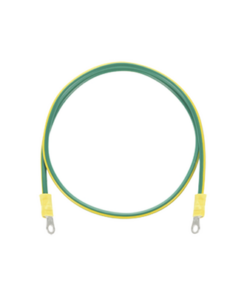 EIG-8AWG-50-EPCOM INDUSTRIAL-Jumper para Puesta a Tierra con Cable 8 AWG con Conectores de Ojo de 50 cm.