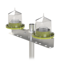 EIGSLSEDOBLE - EIGSLSEDOBLE-EPCOM INDUSTRIAL-Lámpara Doble de Obstrucción Tipo L-810/ Autónoma (sistema solar incluido)/ Luz fija o Intermitente. - Relematic.mx - EIGSLSEDOBLE-p