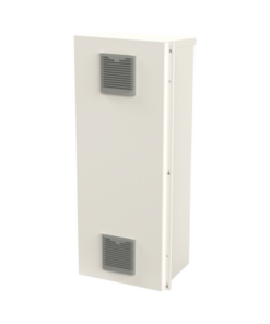 EI-PCB-40-106-30VDK-EPCOM INDUSTRIAL-Gabinete Acero Galv. para 3 Bat. PL110D12. Puerta Ventilada. Acc. de piso o poste No incluidos (400 x 1060 x 300mm).
