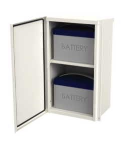 EI-PCB-40-73-30SDK - EI-PCB-40-73-30SDK-EPCOM INDUSTRIAL-Gabinete Acero Galv. para 2 Baterías PL110D12  (400 x 730 x 300mm). Puerta Sin Ventilación. Acc. para piso o poste No incluidos. - Relematic.mx - EIPCB407330SDK-p
