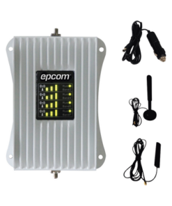EP-AM23-4G-EPCOM-KIT de Amplificador de Señal Celular Para Vehículo/ Soporta y Mejora la Señal Celular 4.5G, 4G LTE/ Múltiples Operadores, usuarios y dispositivos/ Ideal para Vehículo tipo Camioneta, Pick up o Sedán.