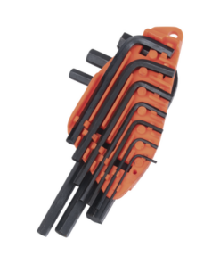 EP-HL10A - EPHL10A-EPCOM POWERLINE-Juego de 10 Llaves Hexagonales (Allen) Milimétricas con Portallaves Plástico. - Relematic.mx - EPHL10A-p