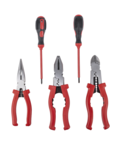 EP-NTK10 - EPNTK10-EPCOM POWERLINE-Kit de 3 Pinzas Aisladas + 2 Desarmadores Aislados de Electricista. Ideal para trabajos en Tableros Eléctricos. - Relematic.mx - EPNTK10-p