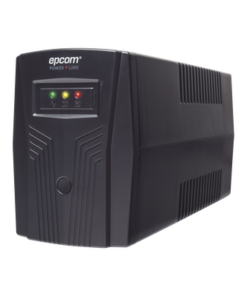 EPU850L-EPCOM POWERLINE-UPS de 850VA/510W / Topología Línea Interactiva / Entrada y Salida 120 Vca / Regulador de Voltaje AVR 80-150 Vca / Clavija NEMA 5-15P / 4 Tomas NEMA 5-15R /Sin RJ11 ni RJ45