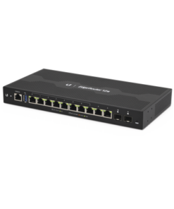 ER-12P - ER-12P-UBIQUITI NETWORKS-EdgeRouter 12 PoE pasivo 24 V, con 10 puertos 10/100/1000 Mbps + 2 puertos SFP, con funciones avanzadas de ruteo - Relematic.mx - ER12P-p