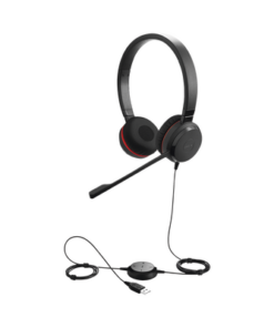 EVOLVE-30-DUO-UC - EVOLVE-30-DUO-UC-JABRA-Jabra Evolve 30 Duo con conexión USB / 3.5mm, micrófono con cancelación de ruido y controlador en el cable con botones e indicadores LED (5399-829-309) - Relematic.mx - EVOLVE30DUOUC-p