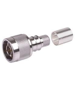 EZ-400-NM-KD-Times Microwave-Conector N Macho Plegable con Pin Cautivo para cables Tipo RG8