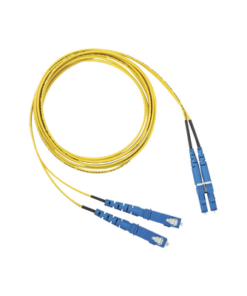 F92ERLNSNSNM003-PANDUIT-Jumper de Fibra Optica Monomodo 9/125 OS2, LC-SC Duplex, OFNR (Riser), Color Amarillo, 3 Metros (9.84 Pies)