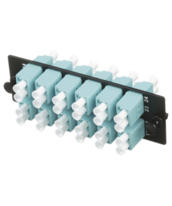 FAP12WAQDLCZ - FAP12WAQDLCZ-PANDUIT-Placa Acopladora de Fibra Optica FAP, Con 12 Conectores LC Duplex (24 Fibras), Para Fibra Multimodo OM3/OM4, Color Aqua - Relematic.mx - FAP12WAQDLCZ-p