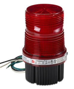FB2LED012024R-FEDERAL SIGNAL INDUSTRIAL-Estrobo Fireball® LED Luz de advertencia, Listado por UL y cUL de 12-24 VCD Color Rojo
