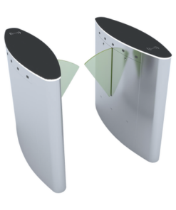 FBL-5000 - FBL-5000-ZKTECO-Puerta de cortesía tipo FLAP bidireccional / 25 a 40 personas por minuto / Acabado de Lujo / Apertura en 1 segundo / Acero inoxidable / Indicadores LED / Alarma por acceso denegado - Relematic.mx - FBL5000-p