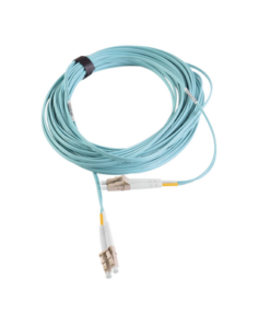 FJ2-LCLC5L-10AQ-SIEMON-Jumper de Fibra Óptica Multimodo 50/125 XGLO OM3, LC-LC Duplex, OFNR, Color Aqua, 10 Metros (32.81 Pies)