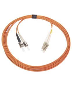 FJ2-LCSA6MM-03-SIEMON-Jumper de Fibra Óptica Multimodo 62.5/125 OM1 LightSystem, LC-ST Duplex, OFNR, Color Naranja, 3 Metro