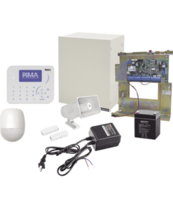 FORCE-KT2-PIMA-Kit de Alarma con Sensores cableados, Conexión IP con App PIMALINK3.0 Gratis!