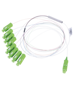 FPONCS1X8-PANDUIT-Divisor Óptico (Splitter) Tipo PLC, de 1x8, Con Conector de Entrada SC/APC y Conectores de Salida SC/APC