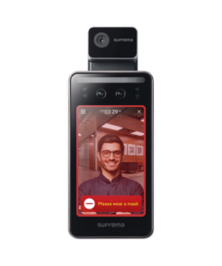 FSF2ABTCM10LA-SUPREMA-Face station F2, Lector Facial / Notificación por Temperatura / RFID(125kHz EM & 13.56 Mhz MIFARE) compatible con SEOS y  con BioStar2