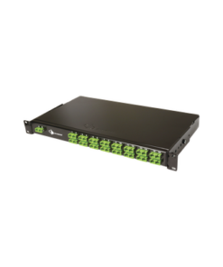 FSR-132LCULCU01-SIEMON-Splitter PON Tipo Panel de 1X32, con Conectores LCU de Entrada y LCU de Salida, 1UR, Color Negro